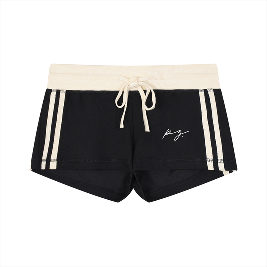 Women's Contrast Stripe Track Shorts