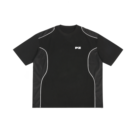 Contrast Piped Panel T-Shirt