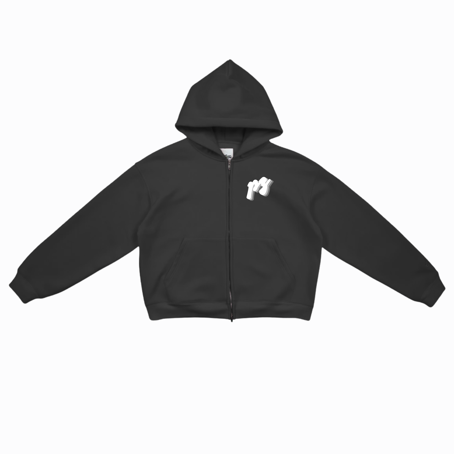 Black PZ Zip-Up Jacket